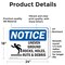 Signmission Uneven Ground Rocks Holes Sign With Symbol, 24 in W x Rectangle, Vinyl Decal OS-2PACK-NS-D-1824-L-18764 - alternate 5